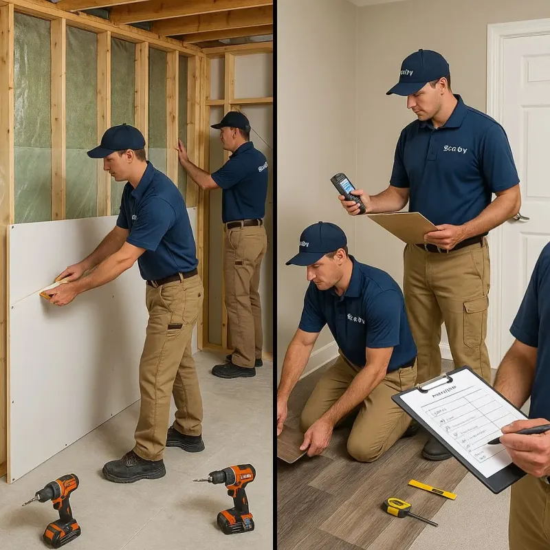 Repairs and Reconstruction process in Taloga, OK